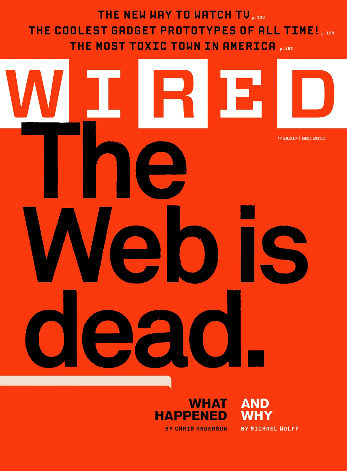 WIRED magazine cover